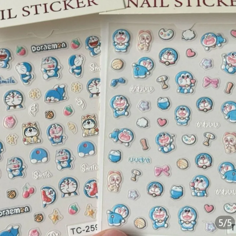 Наклейки для ногтей Doraemon: милые мультяшные объемные стикеры для телефона, DIY-наклейки, модные наклейки для стаканов и держателей для ручек (art.: 3920dc5210af8) - 3920dc5210af8