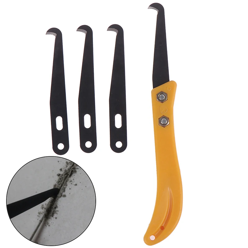 

Ceramic tile gap repair tool hook knife cleaning removal old grout hand tools