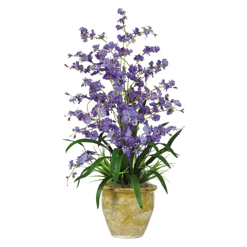 

Dancing Lady Silk Flower Arrangement, Purple