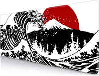 Japanese Style Great Wave Sun Mouse Pad Gamer XL Large Home Custom Mousepad XXL Desk Mats Office Anti Slip Computer Table Mat