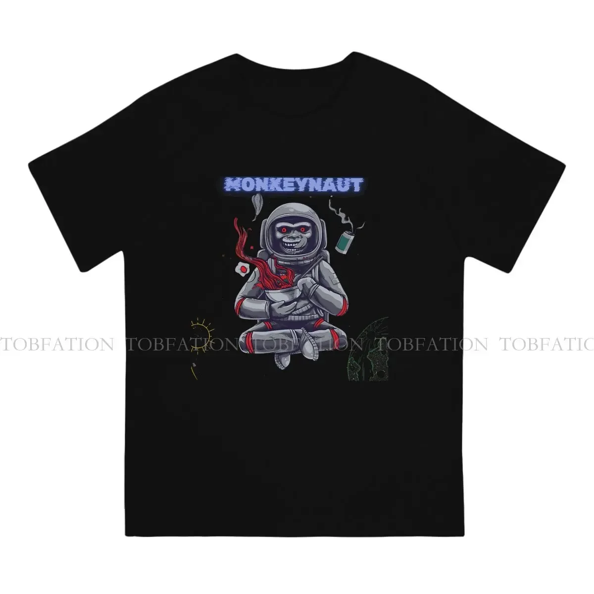 Футболка Crazy Monkeynaut In Space Style Удобная футболка с рисунком в стиле обезьяны хип-хоп