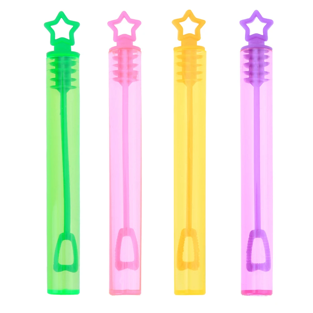 

Pomperos De Jabon Para Bodas Empty Wand Tube DIY Bubble Maker Soap Bottles Portable Playing Funny Kids Toys