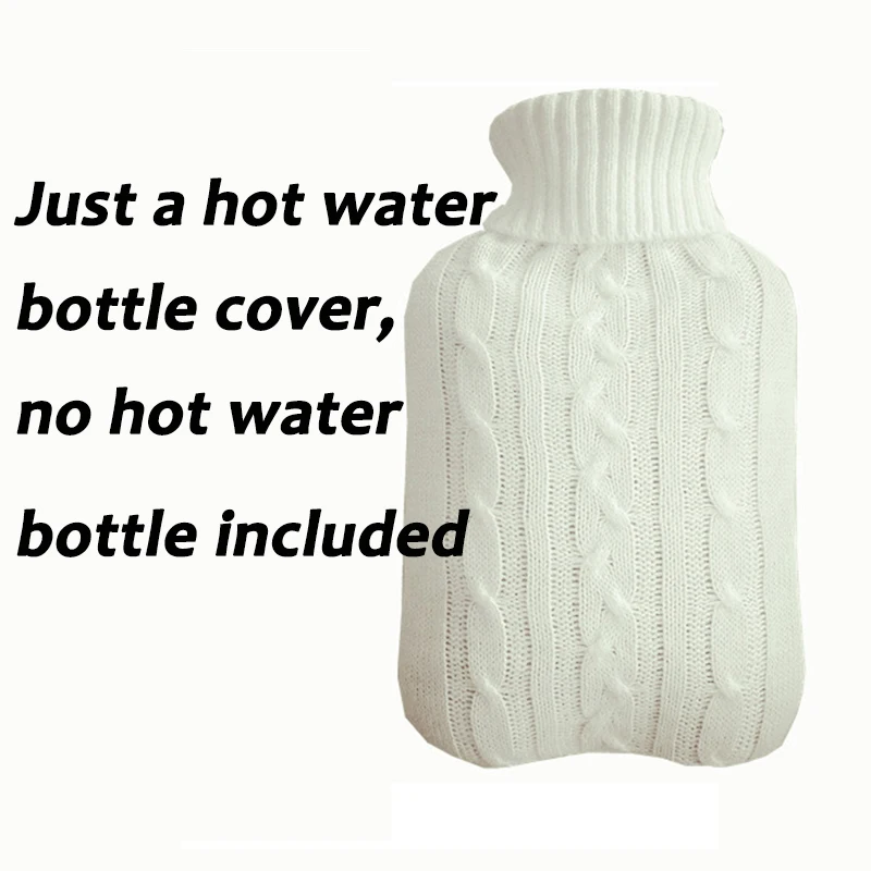2000 мл сумка для горячей воды вязаный чехол большая ткань с водяным наполнением