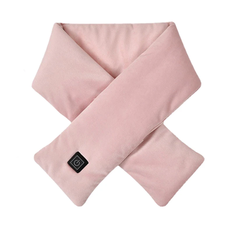 

Neck Heating Pad Heated Neck Scarf 3 Level Adjustable Temperature Thermal Neck Brace for Stiffness Relief USB Charging