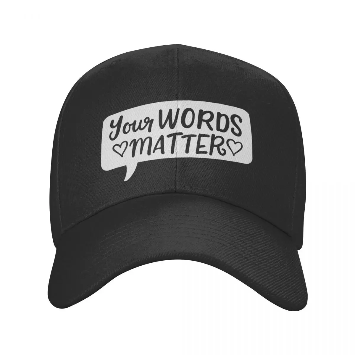 

Ваши слова имеют значение, кепка, Кепка из полиэстера, модная шапка, влагоотводящий спорт, хороший подарок