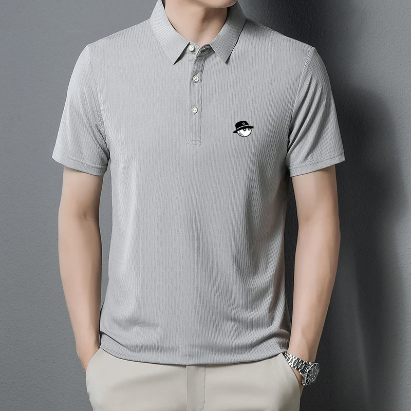 

Men's Golf Shirts Summer Quick-drying Comfortable Breathable Polo T Shirt High Quality Fashion Short Sleeve Top Man Golf Wear