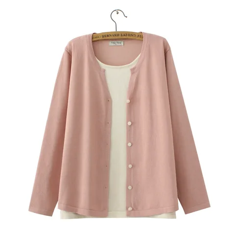 Женщины Плюс Размер Осень Зима Свитера Повседневная Одежда С Длинным Рукавом Поддельные Две Части Джемперы Кривой Вязаные Пуловеры E2 3056