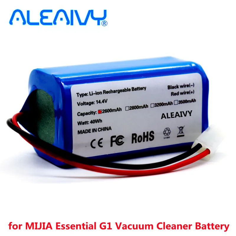 

Аккумулятор литий-ионный Aleaivy для робота-пылесоса MIJIA Mi, 14,4 В, 2600 мАч