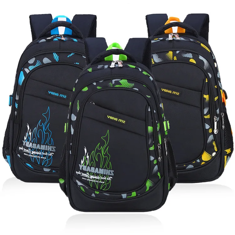 SchoolBag Children Casual Backpacks Nylon Large Size Student School Bags 7-14 Years Waterproof Boy School Backpack Kids Knapsack