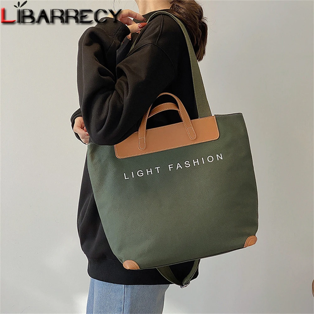 

2022 New Multifunctional Ladies Shoulder Bag Fashion High Quality Canvas Women Messenger Bags Large Capacity Handbag Tote Bags