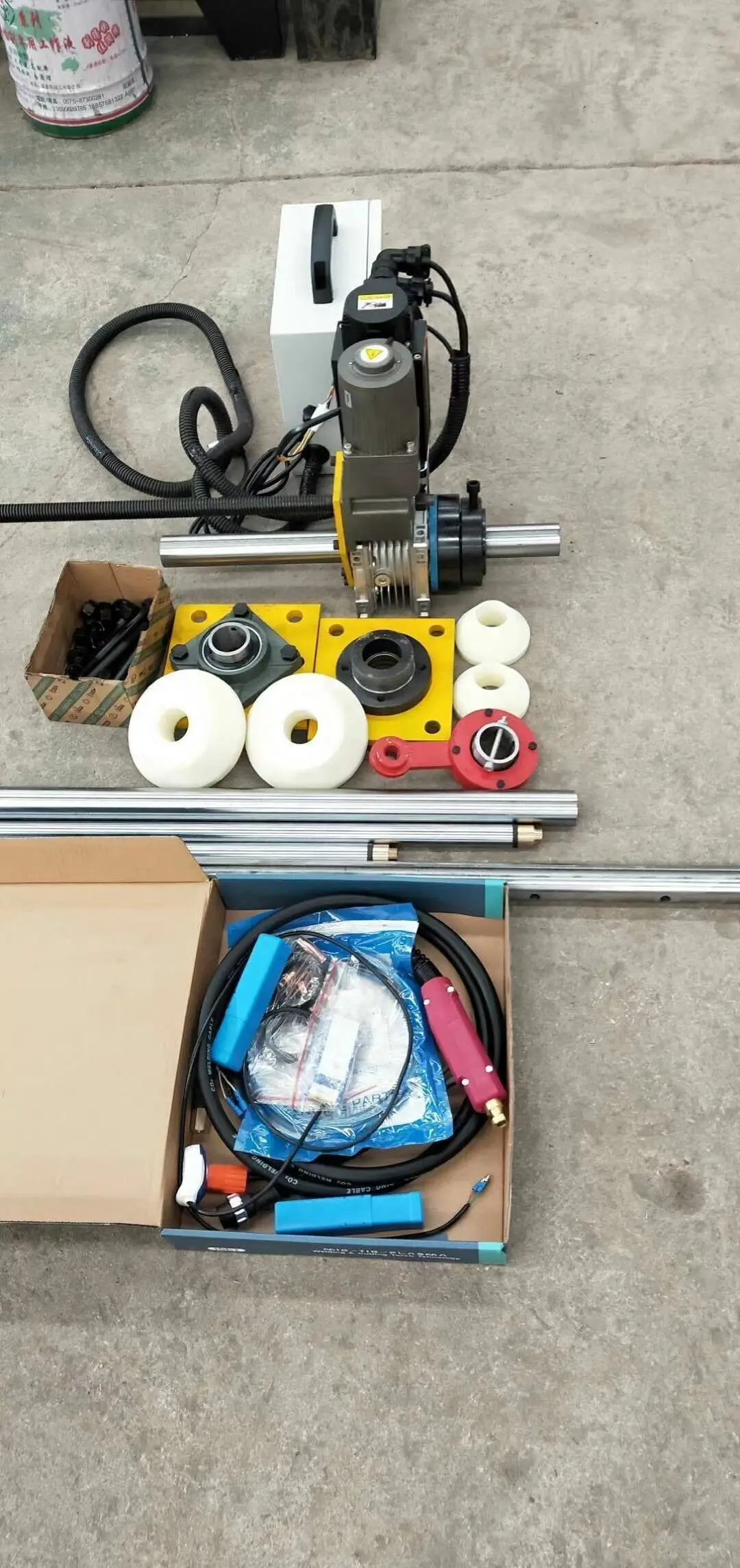 Автоматический сварочный аппарат с ЧПУ 2 в 1 портативный сверлильный станок