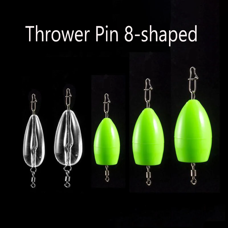 

13Pcs Fishing Lures Luya Auxiliary Device Modified Thrower Pin 8-shaped Ring Floating Artificia Tackle Counterweight Bait