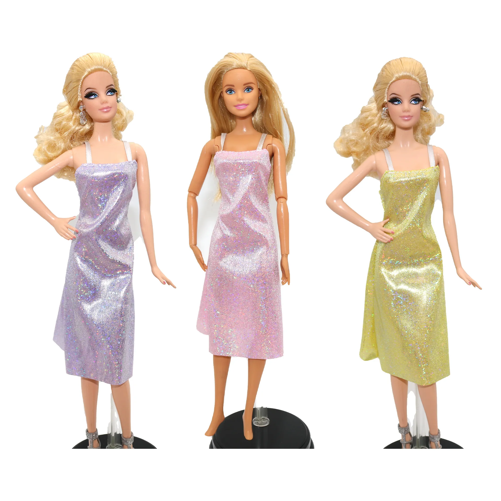 

Блестящее платье для куклы Барби, 30 см, аксессуары для кукол Барби, детские игрушки, лучший подарок для девочки