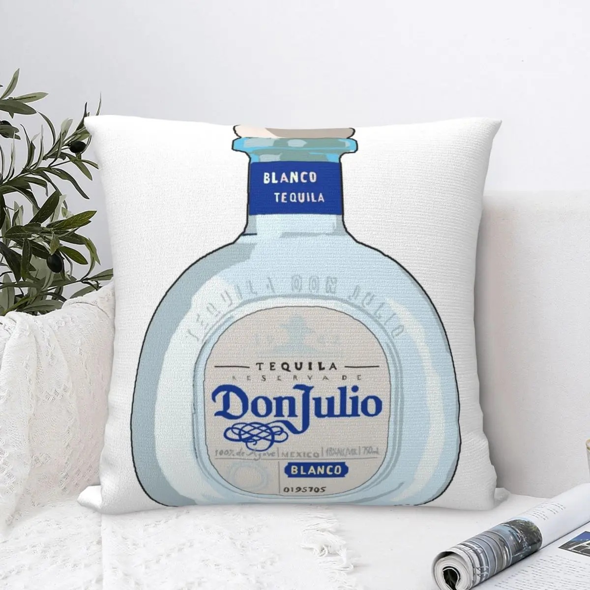 

Квадратная наволочка Don Julio, наволочка для подушки, комфортная Подушка, декоративная наволочка из полиэстера для дома, спальни, автомобиля