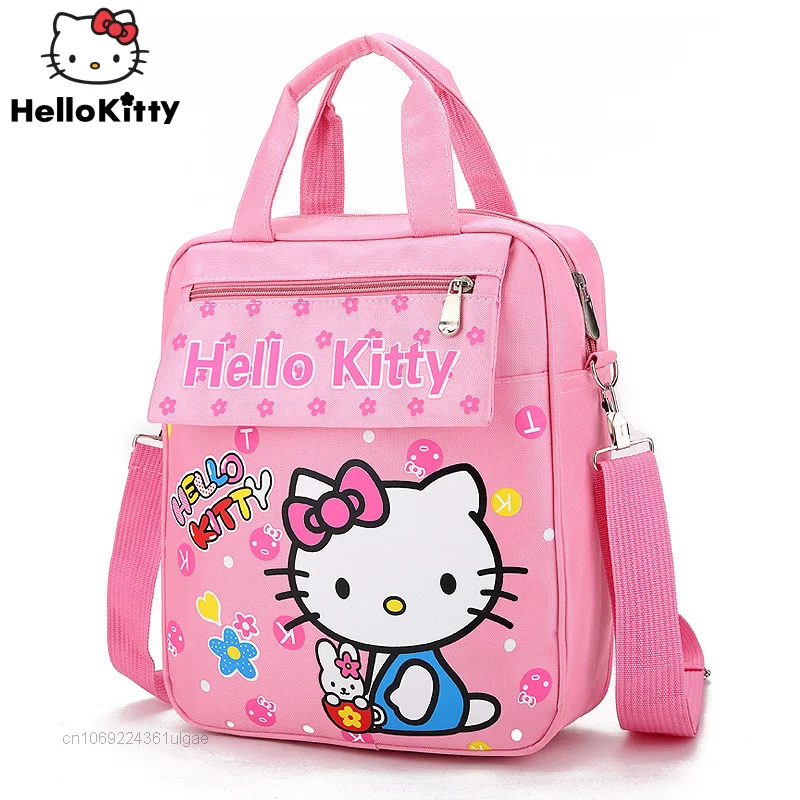 Sanrio Hello Kitty Cute Bags Children Cartoon Small Backpacks Y2k Student Korean Style Handbags Girls Outdoor New Messenger Bag