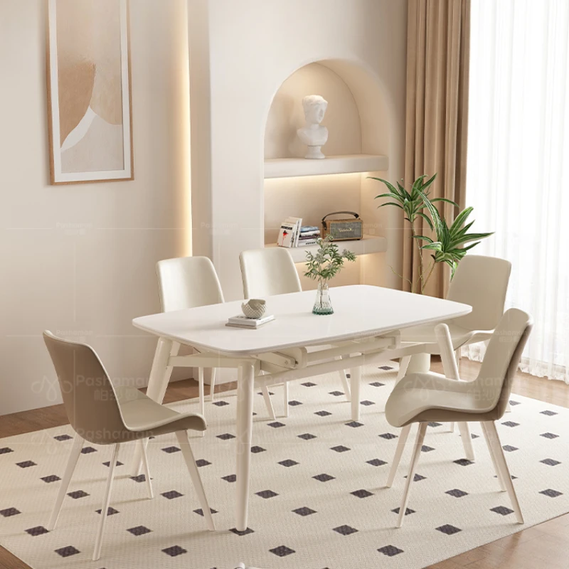 Ресторан Столы Стол Обеденный Белый Дизайн Столовая Служба Кухня