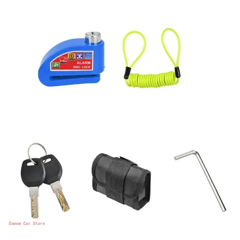 Мотоциклетные замки противоугонные с сигнализацией дисковый замок для