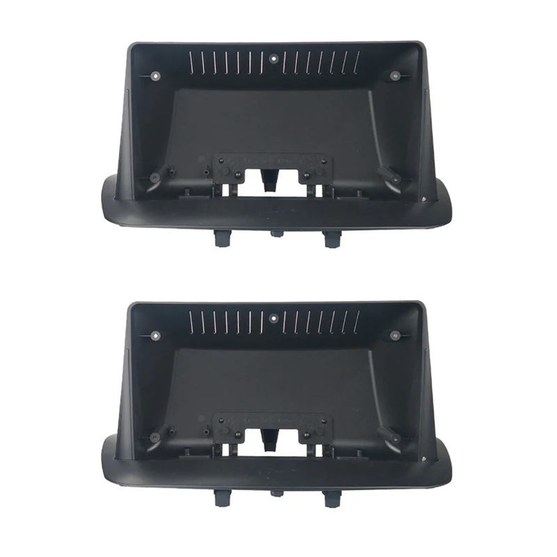 

2Pcs 9Inch Car Fascia Audio Fitting Adaptor Panel Dash Double Din DVD Frame For Renault Megane 3 2009-2014