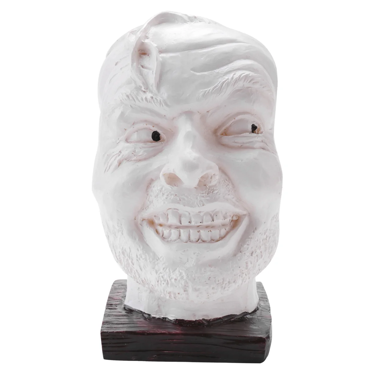 

Sculpture of the Shining Bookend Library Here'S Johnny Sculpture Resin Desktop Ornament Book Shelf Sculpture Decoration