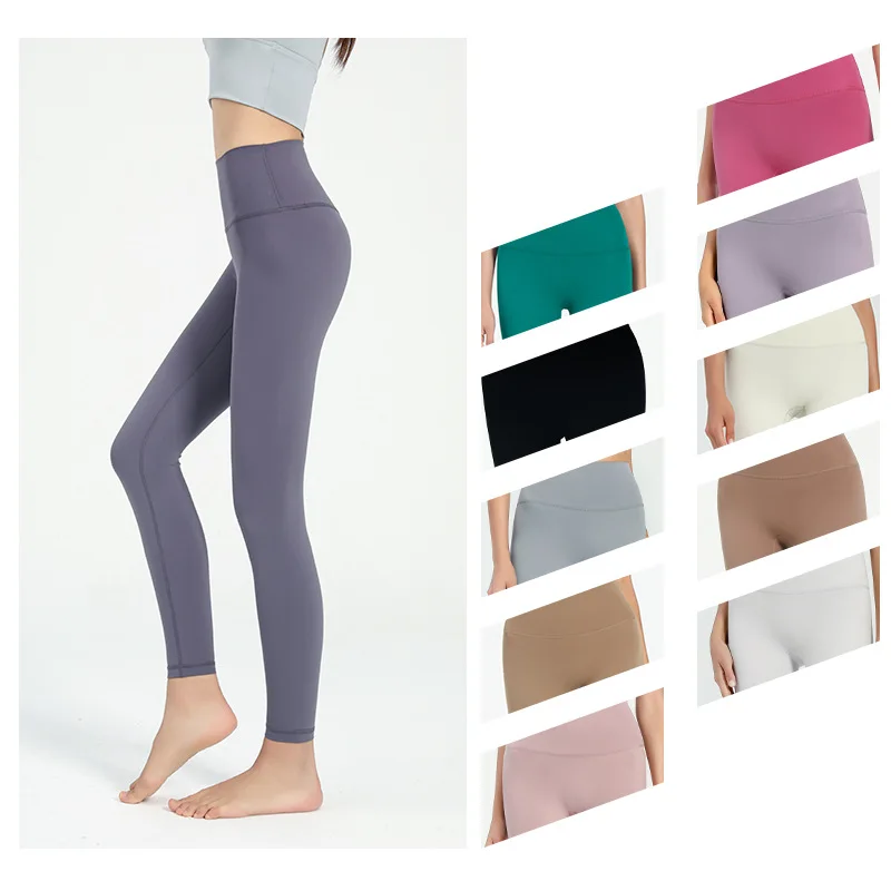 Stown Sportswear Woman Gym Workout Pants Fitness Pilates Tights with Pocket High Waist Sports Leggings for Women Push Up Effect