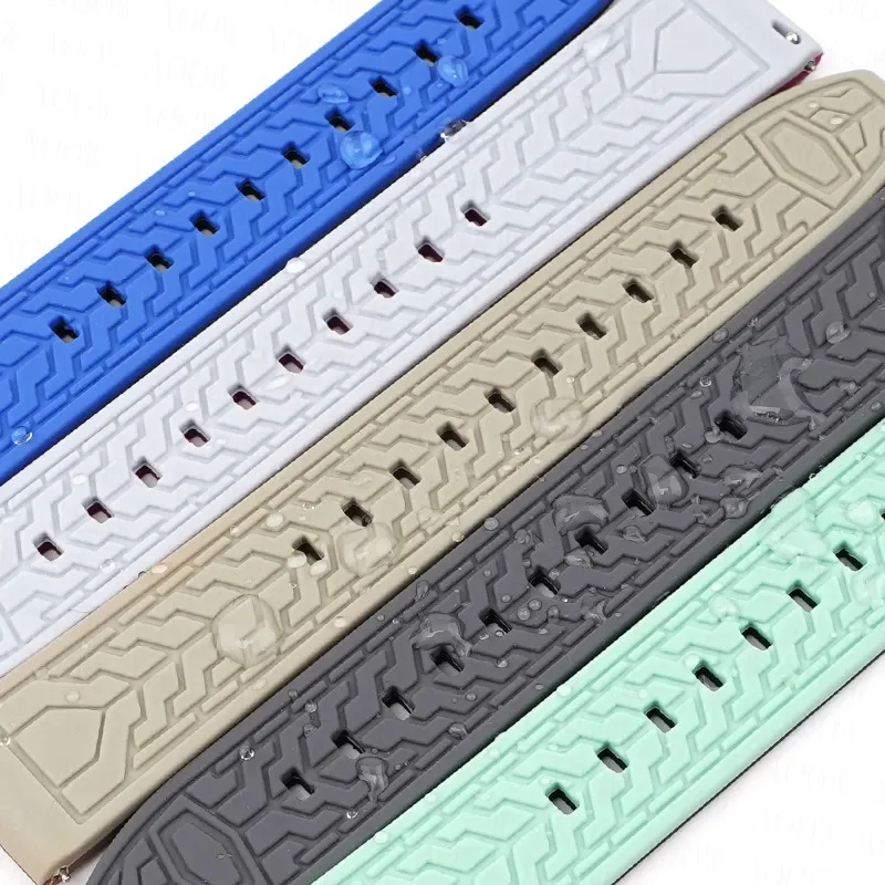 Спортивный Силиконовый Ремешок Для Часов Omega X Swatch Быстросъемный Двухцветный