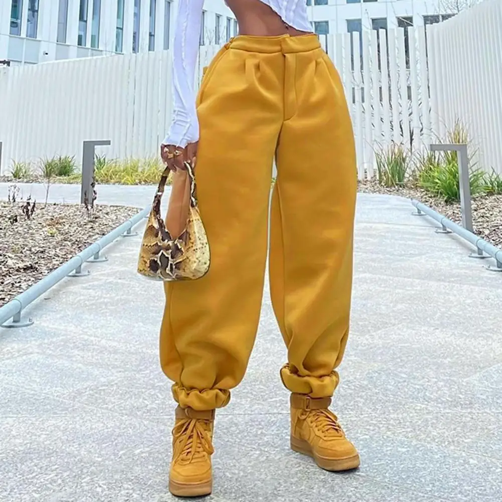 

Дышащие износостойкие однотонные женские шаровары, повседневные спортивные брюки, спортивная одежда