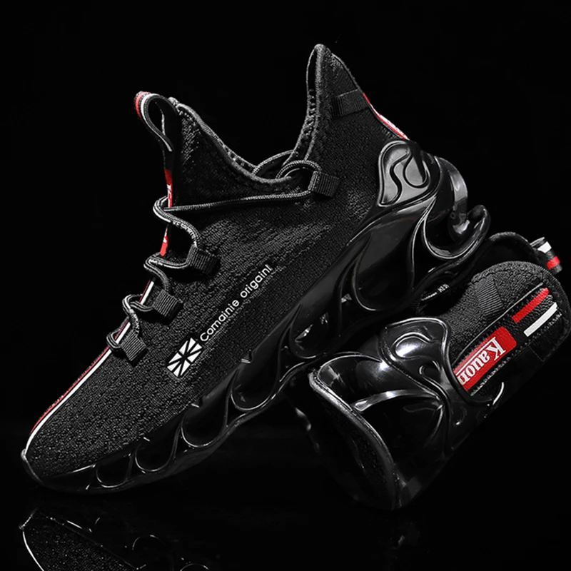 Fashion Men Sneakers Blade Trainers Couple Loafers Breathable Male Basketball Shoes Thick Bottom Sports Tides Boys Running Shoes