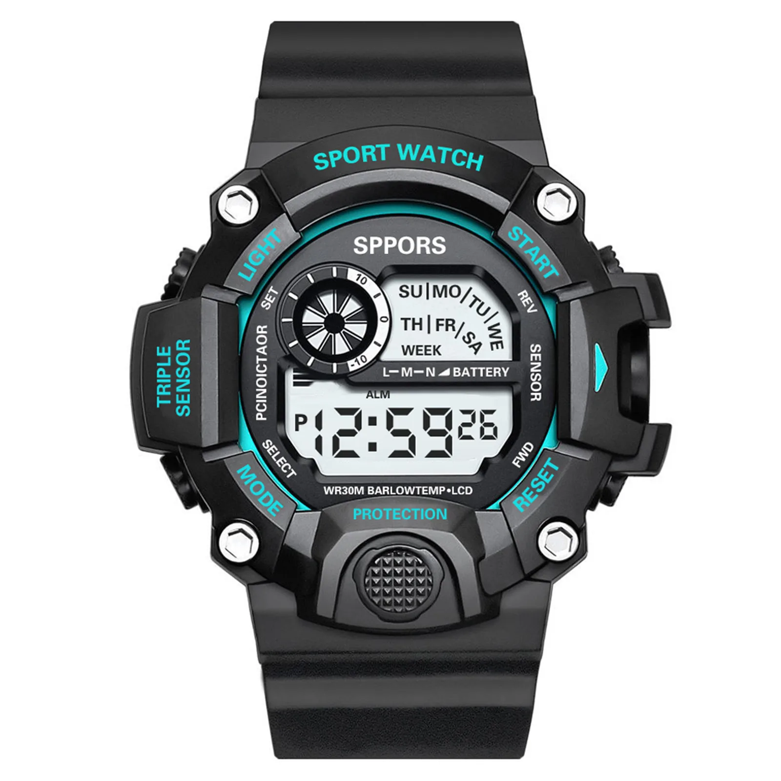 Student Alarm Stopwatch Chime Wristwatch School Teen Fashion Waches Kid Hour Men Time