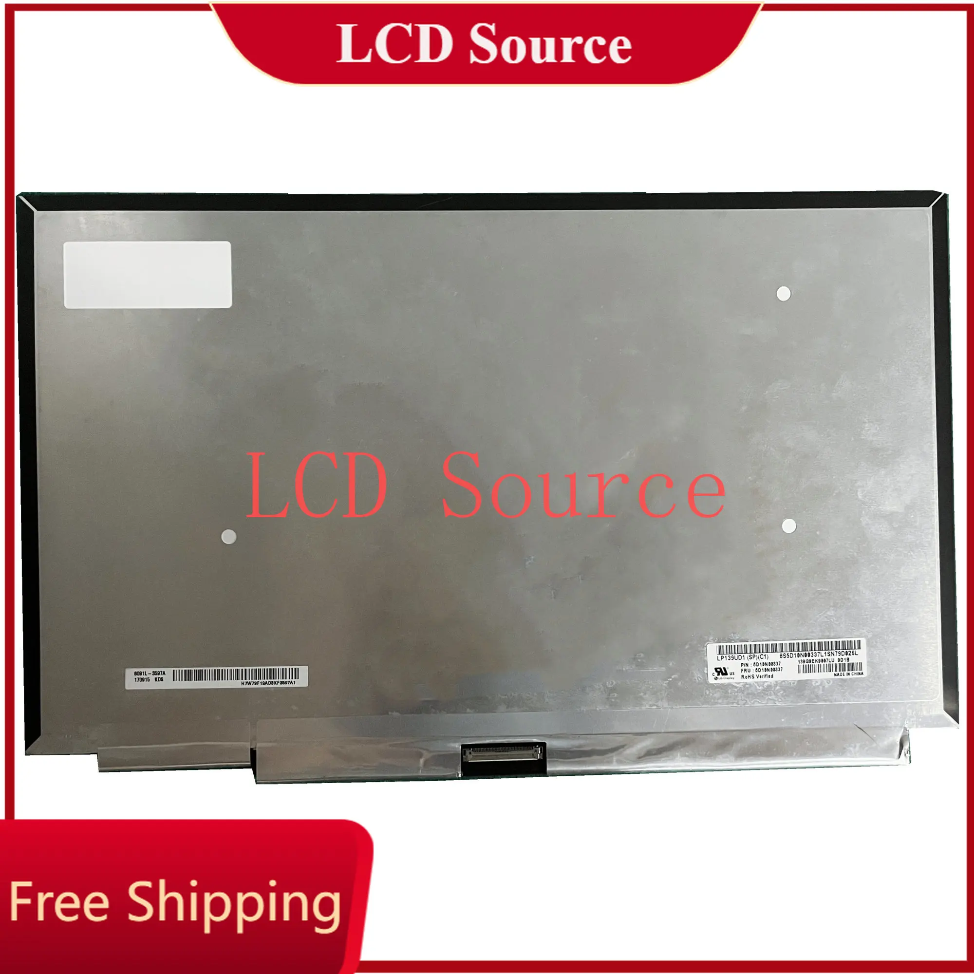 

LP139UD1 SPC1 FOR Lenovo Yoga 920-13ISK NON-TOUCH 3840X2160 UHD 13.9" Laptop LCD Screen