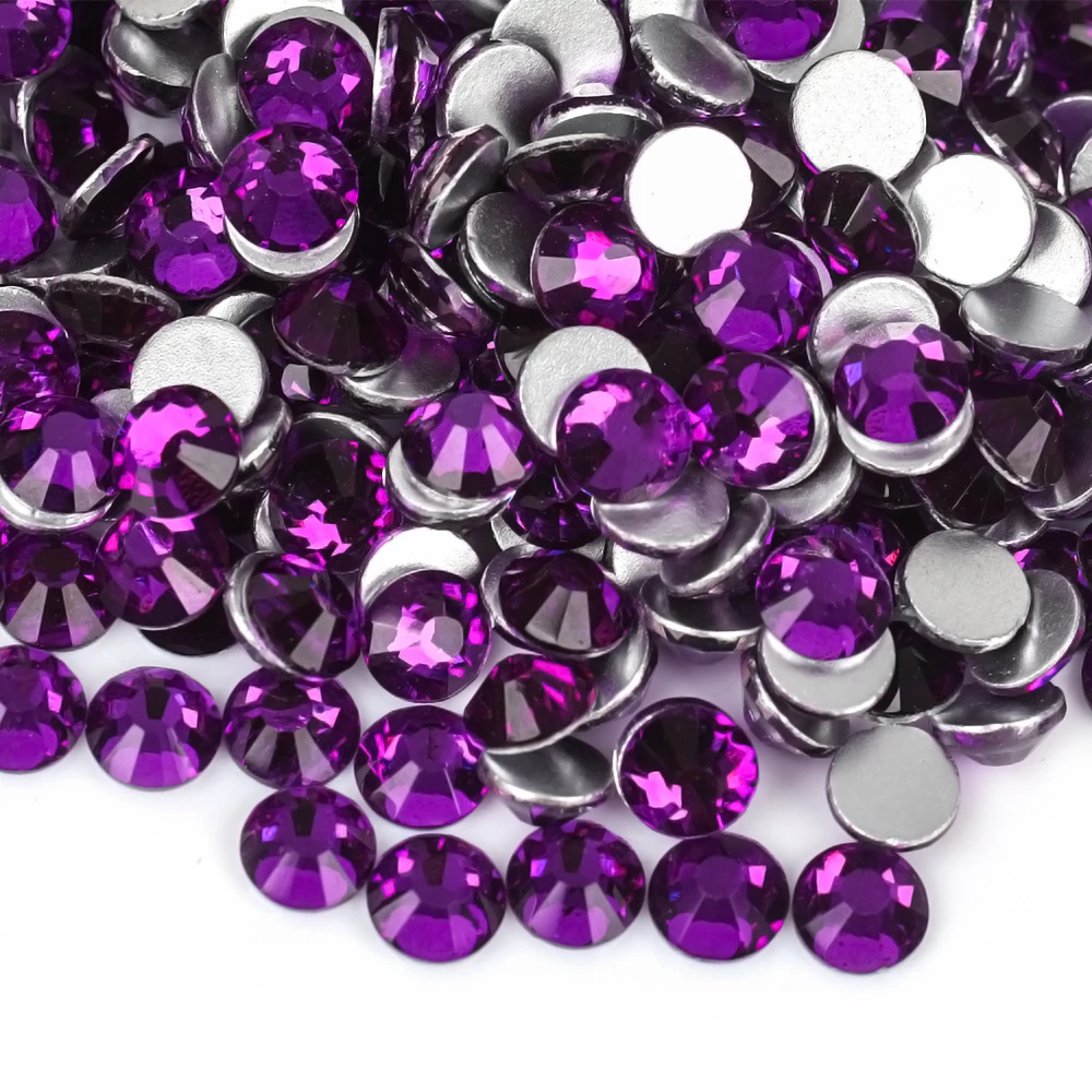 VC новые сиреневые виноградные фиолетовые стразы для дизайна ногтей без ...