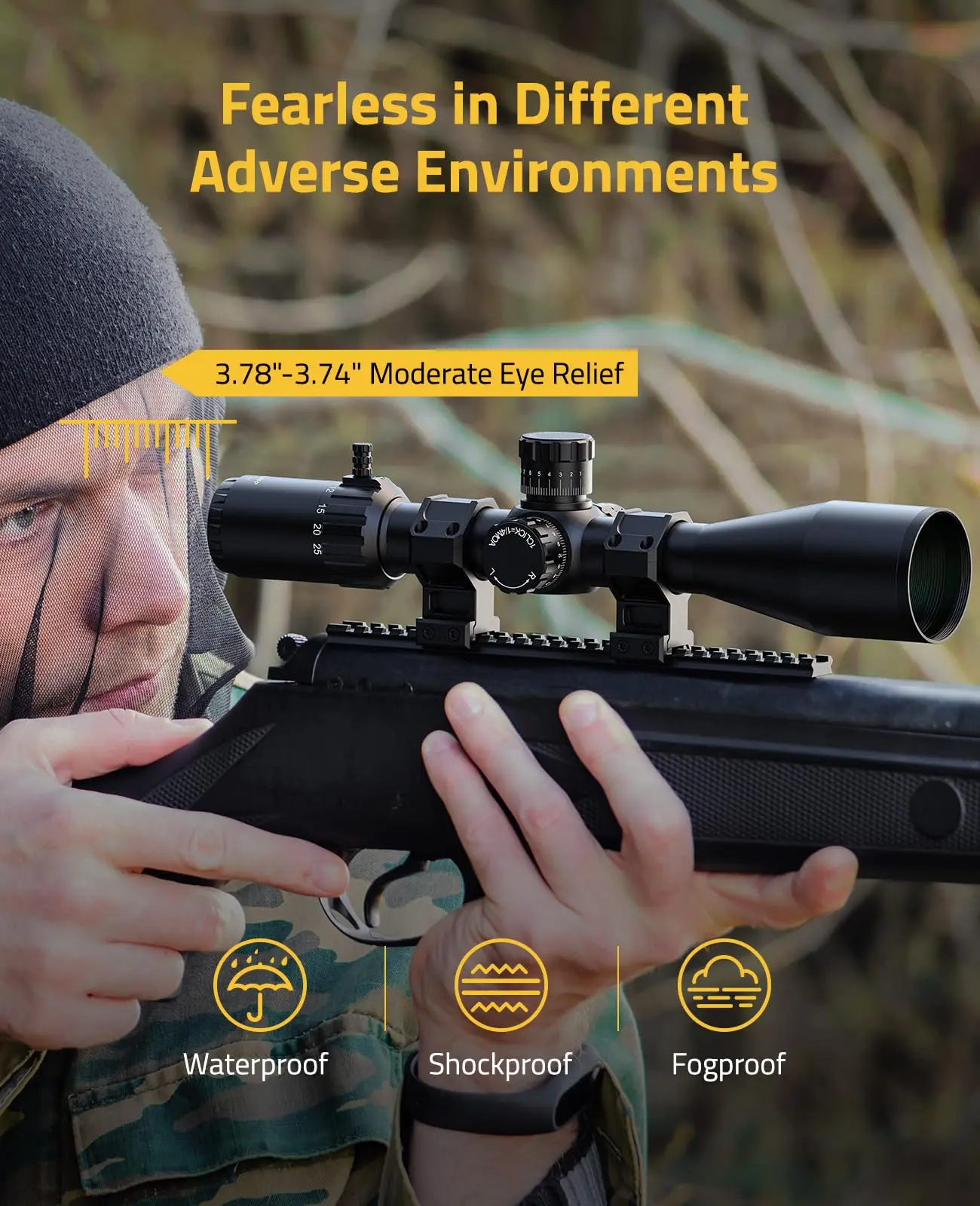 Прицел CVLIFE BearSwift 5-25x56 FFP, первая фокальная плоскость с подсветкой, прицельная сетка, нулевой стоп, параллакс, большая дальность, трубка 34 мм для охоты (art.: 3920c66f5cb93) - 3920c66f5cb93
