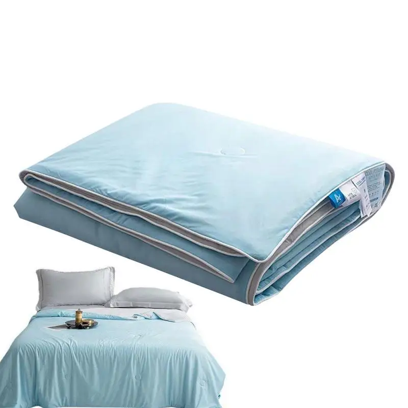 

Smooth Air Condition Comforter Cooling Blankets For Night Sweats Lightweight Summer Quilt With Double Side Cold & Cooling Fabric