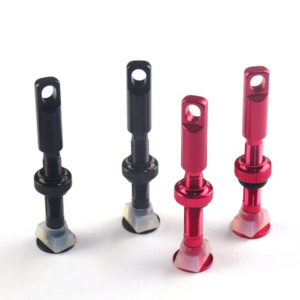 

4pcs Presta Caps F/V Valve Core Overhaul Install CNC-machined Anodized Alloy Parts Light Weight Bicycle Valve Nipple Accessories