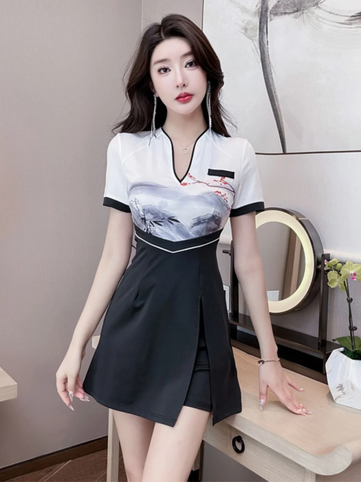 Центр для купания ног Beau одежда техника по сбору ушей женская модная яркая