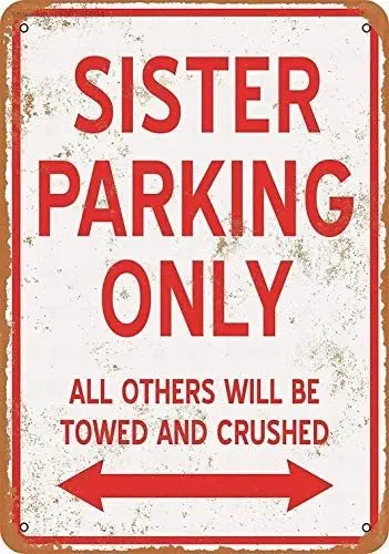 

8X12 металлический знак-только Парковка-винтажный настенный Декор для дома