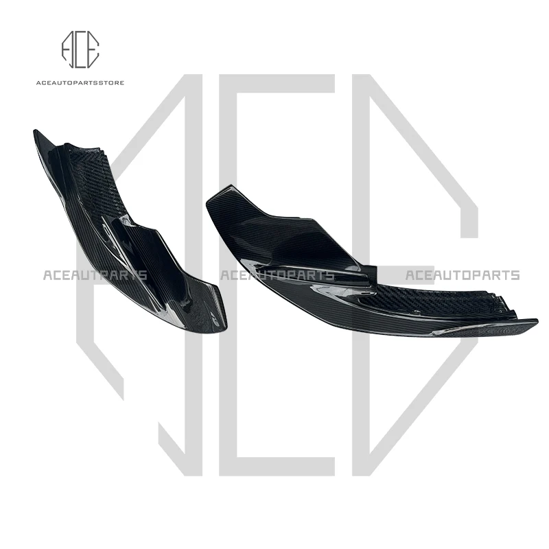 Сухое углеродное волокно передняя губа для McLaren 540 540C 570 570S ветровые ножи
