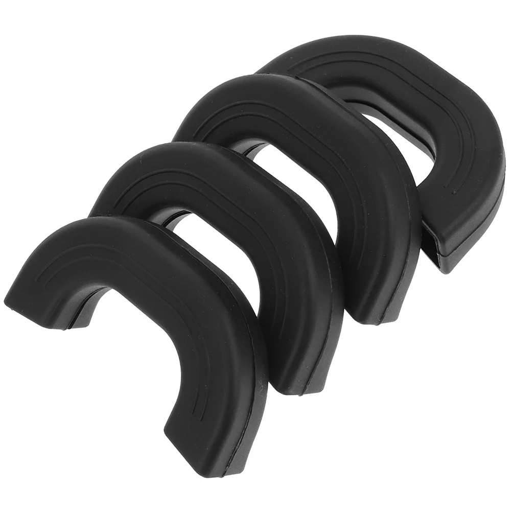 

4 Pcs Steamer Side Handle Silicone Kitchen Utensils Cookware Frying Pans Grip Silicone Cooking Utensils