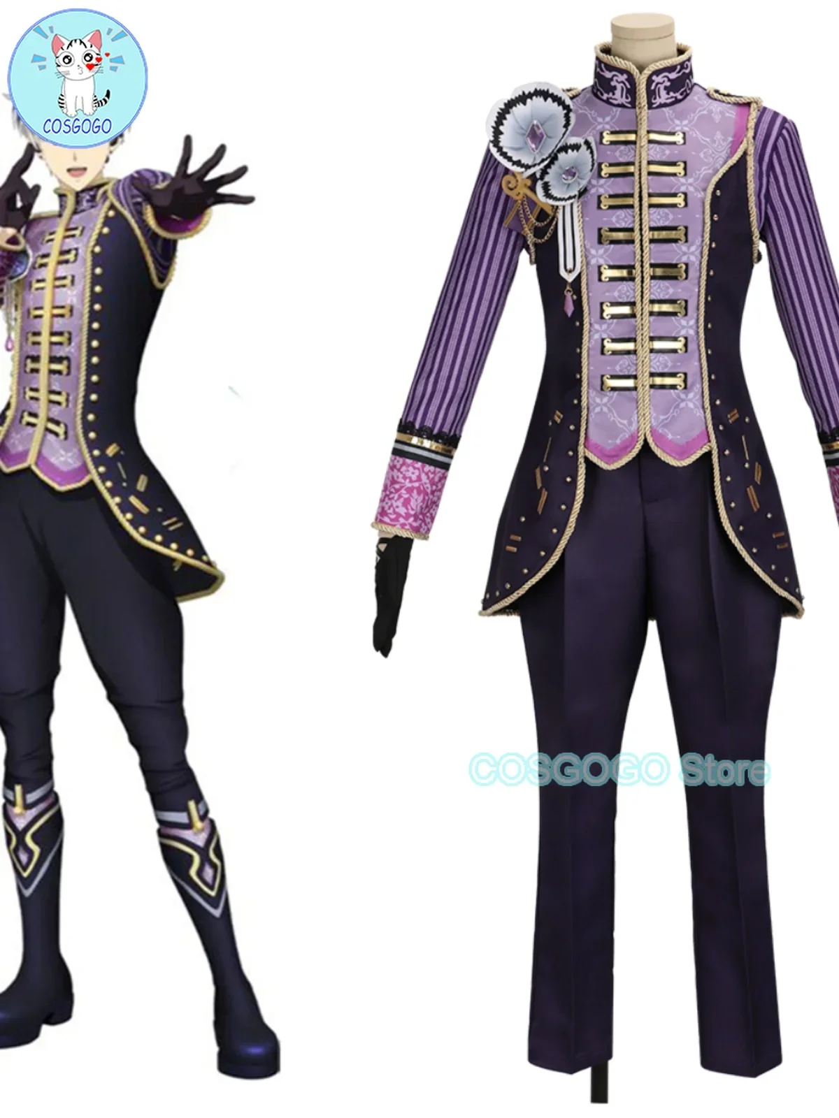 COSGOGO [индивидуальный] Idolish7 LIVE4 Bit BEYOND THE Period Momose Sunohara Momo Косплей Костюм Хэллоуин