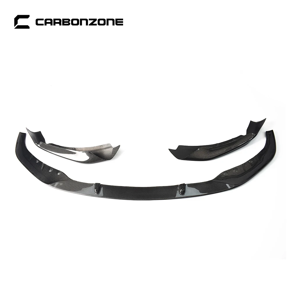 Передний бампер из углеродного волокна в стиле МП для BMW 5 серии G30 диффузор