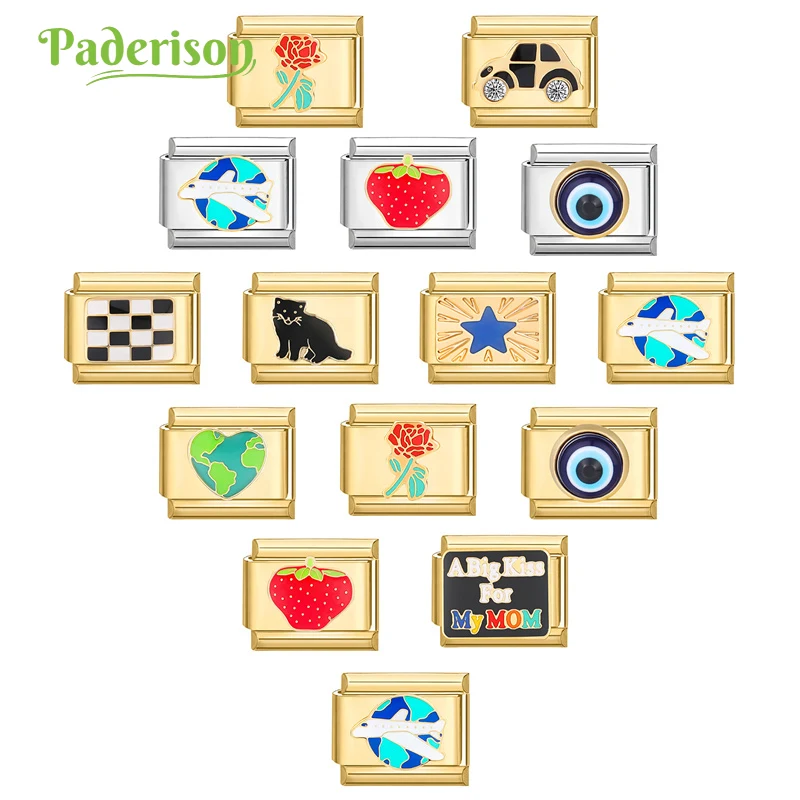 Youvelst очаровательный браслет в стиле ретро красочный цветок Бабочка итальянские