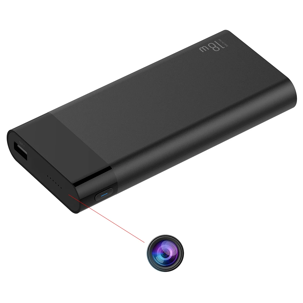 

Wireless Charger Power Bank P100 1080P Wifi 4K HD Video Recorder 10000MAH Battery Powered 18W Fast Charging Ip Camera