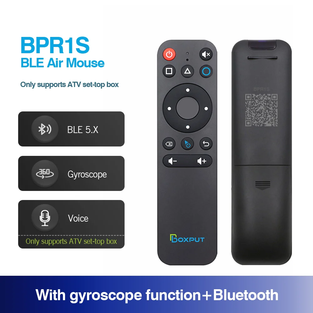 

G10S/BPR1S with Voice 2.4G Gyroscope Remote Control IR Learning Wireless Voice Remote Control Distributor agents buy in bulk