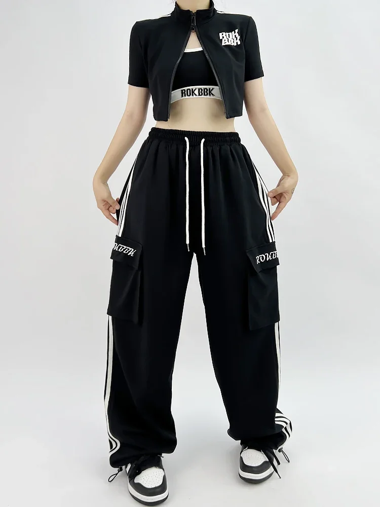 Уличные танцевальные спортивные штаны в стиле хип-хоп брюки для джазовых танцев