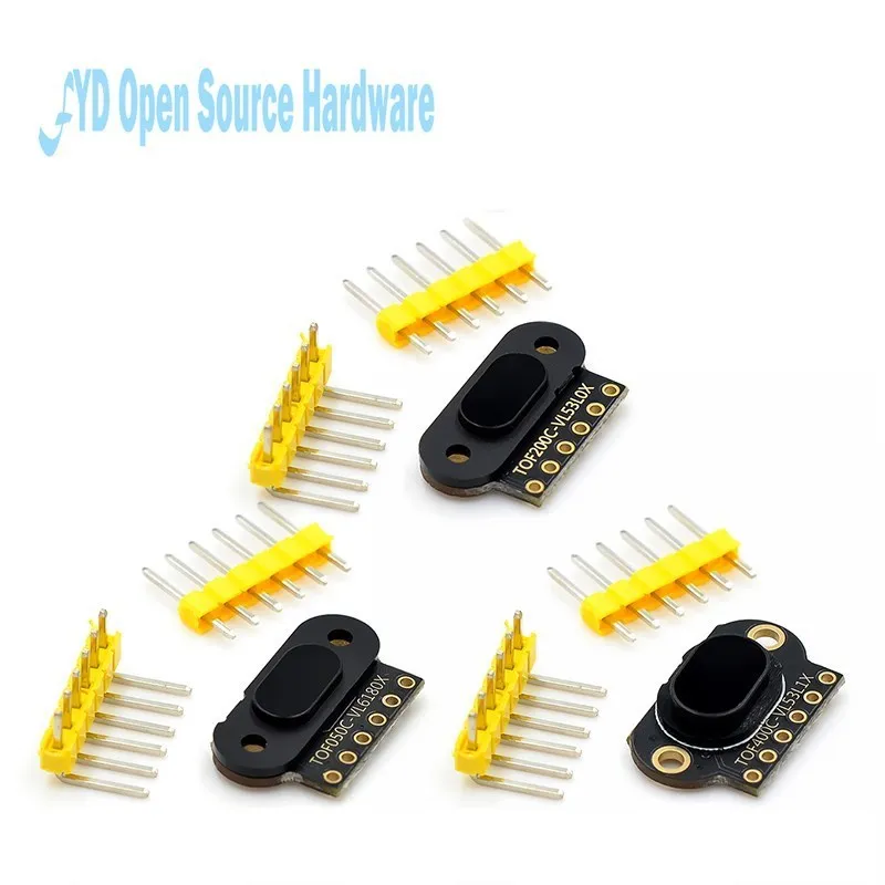 VL6180/VL53L0X/VL53L1X время полета (ToF) лазерный датчик дальности TOF050C TOF200C TOF400C 50 см/2 м/4 м IIC для STM32