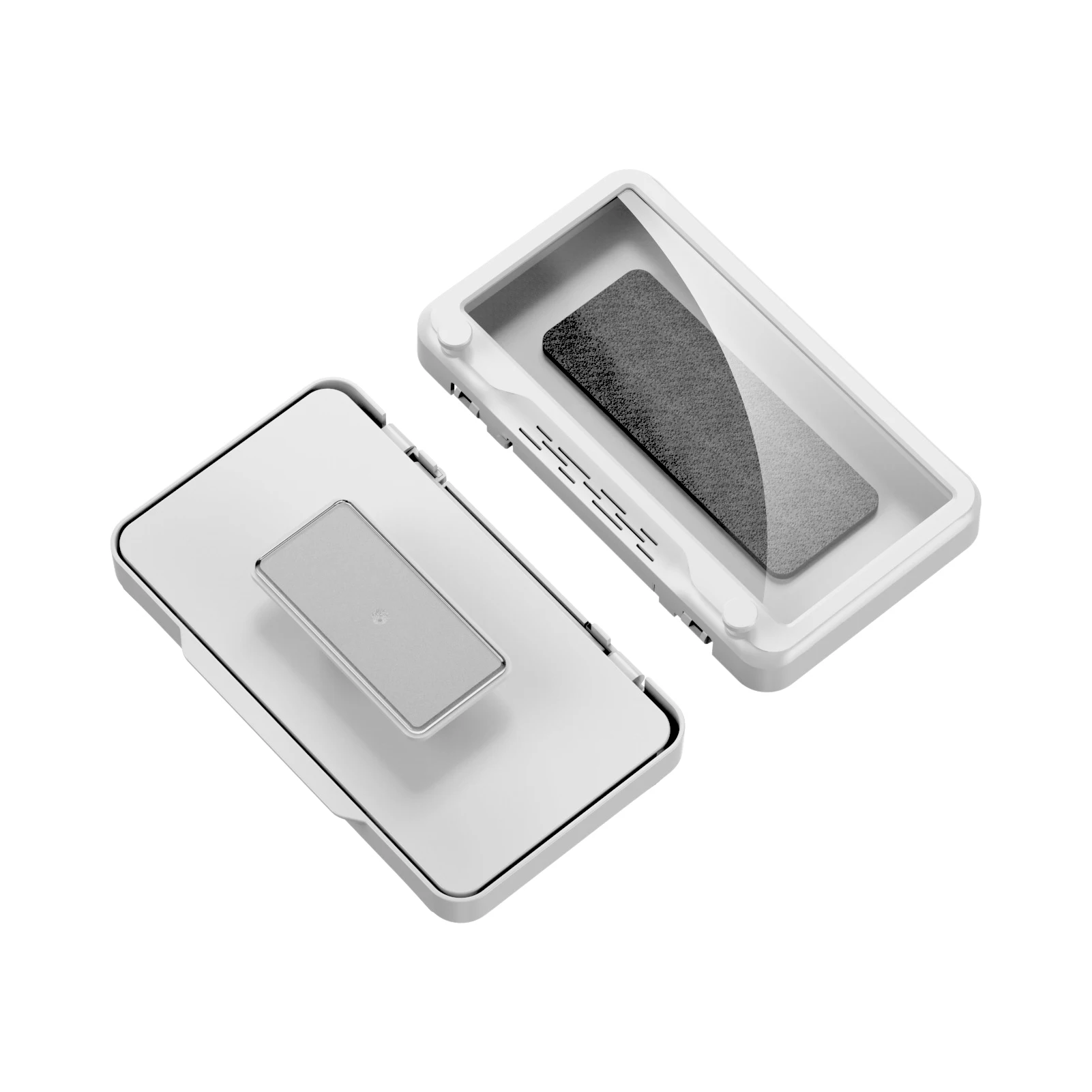 

Shower Phone Holder Bathroom Cellphone Case Wall-Mounted Phone Storage Case Kitchen Bathroom Mobile Phone Holder Rotatable Phone