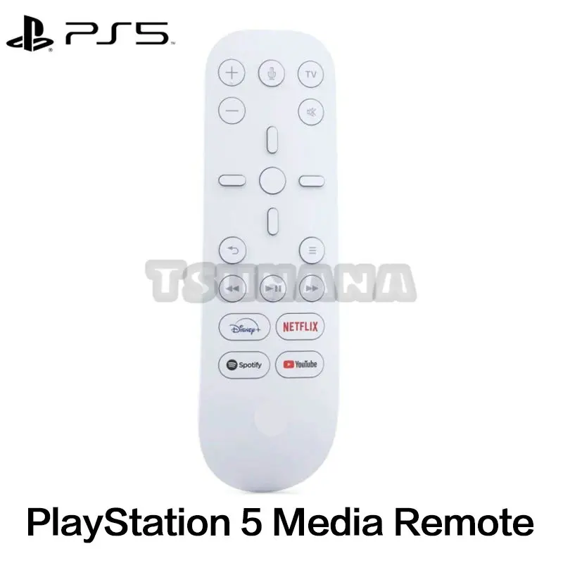 Media Remote Control Sony Original PlayStation 5  For PS5 Console Multimedia Controller Support For TV Entertainment Setting