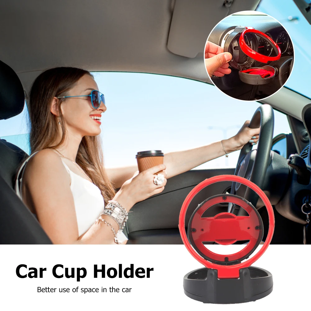 

Foldable Car Vehicle Cup Holder Air Vent Outlet Drink Coffee Water Bottle Can Support Stand Beverage Mounts for Jeep Wrangler JL