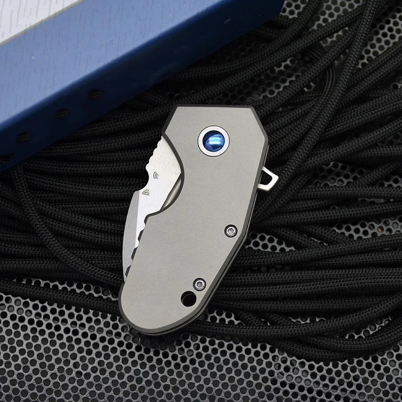 Mini M390 Blade Titanium Alloy Folding Knife BM 756 High Quality Pocket Military Knives Defenses Small EDC Tool