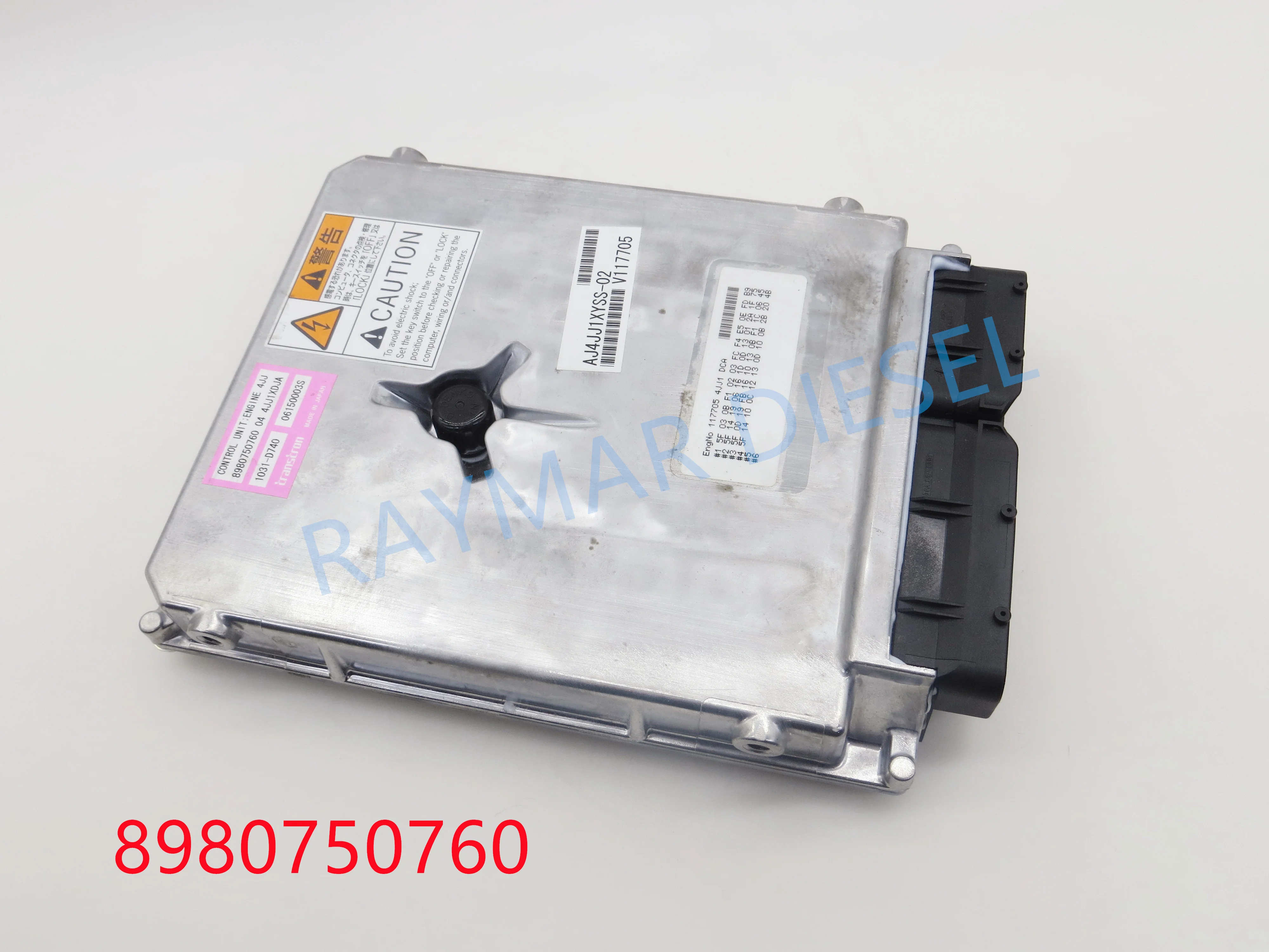 

GENUINE BRAND NEW DIESEL ENGINE COMPUTER CONTROL UNIT, ECU 8980750760 FOR CASE CX130B 4JJ1 EXCAVATOR ENGINE
