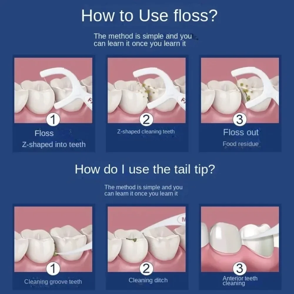 50 шт. зубная нить чистка между зубами межзубная щетка зубочистка гигиена полости